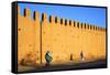 Old City Walls, Tiznit, Morocco, North Africa, Africa-Neil-Framed Stretched Canvas