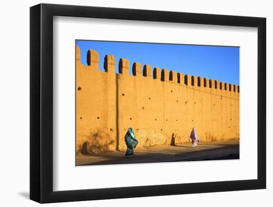 Old City Walls, Tiznit, Morocco, North Africa, Africa-Neil-Framed Photographic Print