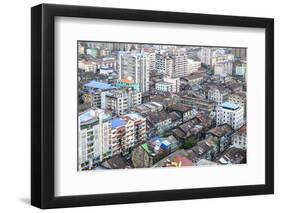 Old City, Yangon (Rangoon), Myanmar (Burma), Asia-Nathalie Cuvelier-Framed Photographic Print