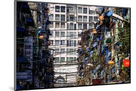 Old City, Yangon (Rangoon), Myanmar (Burma), Asia-Nathalie Cuvelier-Mounted Photographic Print