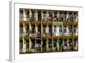 Old City, Yangon (Rangoon), Myanmar (Burma), Asia-Nathalie Cuvelier-Framed Photographic Print