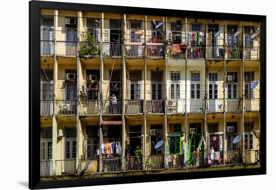 Old City, Yangon (Rangoon), Myanmar (Burma), Asia-Nathalie Cuvelier-Framed Premium Photographic Print