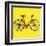 Old Classic Bike Illustration-alvaroc-Framed Art Print