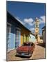 Old Classic Chevy on Cobblestone Street of Trinidad, Cuba-Bill Bachmann-Mounted Photographic Print