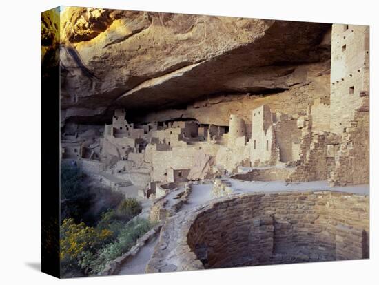 Old Cliff Dwellings and Cliff Palace in the Mesa Verde National Park, Colorado, USA-Gavin Hellier-Stretched Canvas