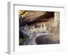 Old Cliff Dwellings and Cliff Palace in the Mesa Verde National Park, Colorado, USA-Gavin Hellier-Framed Photographic Print