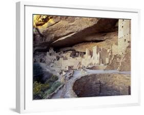 Old Cliff Dwellings and Cliff Palace in the Mesa Verde National Park, Colorado, USA-Gavin Hellier-Framed Photographic Print