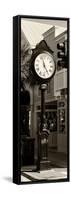 Old Clock - Key West - Florida-Philippe Hugonnard-Framed Stretched Canvas