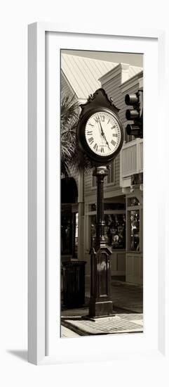 Old Clock - Key West - Florida-Philippe Hugonnard-Framed Photographic Print