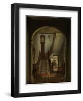 Old Clock on the Stairs, 1868-Edward Lamson Henry-Framed Giclee Print