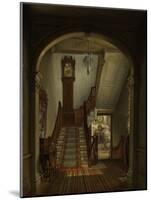 Old Clock on the Stairs, 1868-Edward Lamson Henry-Mounted Giclee Print