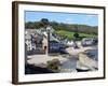 Old Clock Tower in the Village of Kingsand on Southwest Corner of Plymouth Sound, Devon, England-David Lomax-Framed Photographic Print