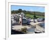 Old Clock Tower in the Village of Kingsand on Southwest Corner of Plymouth Sound, Devon, England-David Lomax-Framed Photographic Print