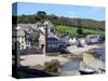 Old Clock Tower in the Village of Kingsand on Southwest Corner of Plymouth Sound, Devon, England-David Lomax-Stretched Canvas