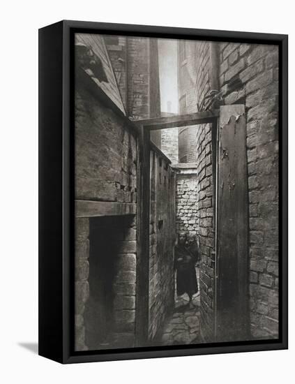 Old Closes and Streets: No.11 Bridgegate, c.1868-Thomas Annan-Framed Stretched Canvas