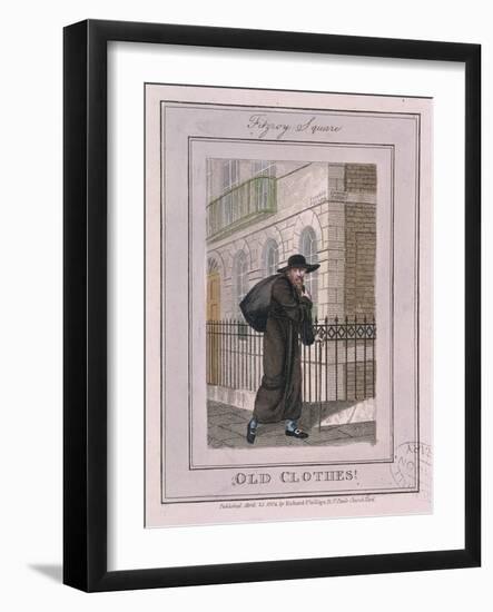 Old Clothes!, Cries of London, 1804-William Marshall Craig-Framed Giclee Print