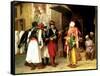 Old Clothes Merchant, Cairo, 1866-Jean Leon Gerome-Framed Stretched Canvas