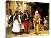Old Clothes Merchant, Cairo, 1866-Jean Leon Gerome-Stretched Canvas