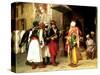 Old Clothes Merchant, Cairo, 1866-Jean Leon Gerome-Stretched Canvas