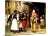 Old Clothes Merchant, Cairo, 1866-Jean Leon Gerome-Mounted Giclee Print