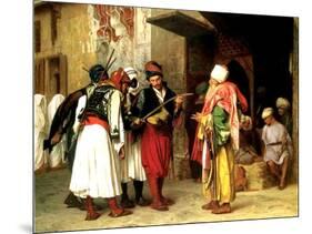 Old Clothes Merchant, Cairo, 1866-Jean Leon Gerome-Mounted Giclee Print