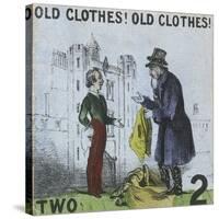 Old Clothes! Old Clothes!, Cries of London, C1840-TH Jones-Stretched Canvas