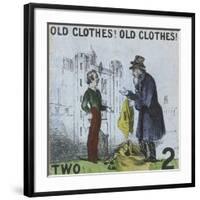 Old Clothes! Old Clothes!, Cries of London, C1840-TH Jones-Framed Giclee Print