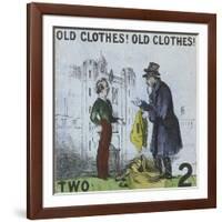 Old Clothes! Old Clothes!, Cries of London, C1840-TH Jones-Framed Giclee Print