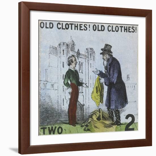 Old Clothes! Old Clothes!, Cries of London, C1840-TH Jones-Framed Giclee Print