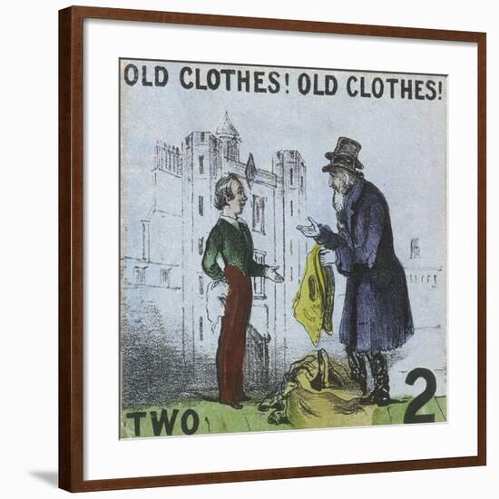 Old Clothes! Old Clothes!, Cries of London, C1840-TH Jones-Framed Giclee Print