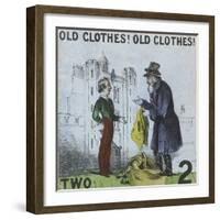 Old Clothes! Old Clothes!, Cries of London, C1840-TH Jones-Framed Giclee Print