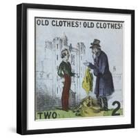 Old Clothes! Old Clothes!, Cries of London, C1840-TH Jones-Framed Giclee Print