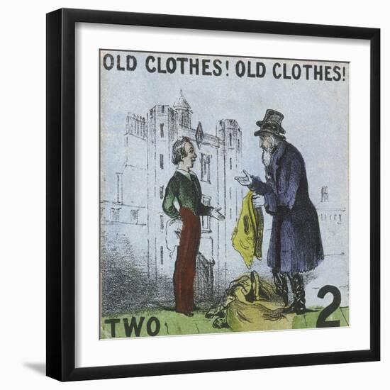 Old Clothes! Old Clothes!, Cries of London, C1840-TH Jones-Framed Giclee Print