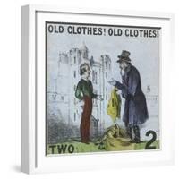 Old Clothes! Old Clothes!, Cries of London, C1840-TH Jones-Framed Giclee Print