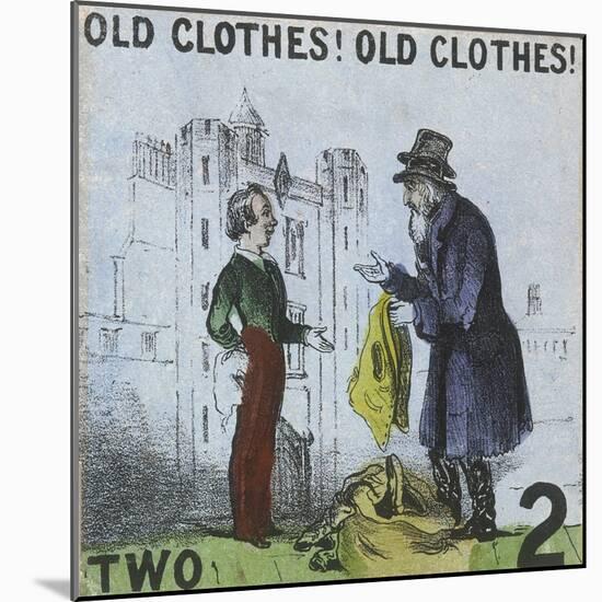 Old Clothes! Old Clothes!, Cries of London, C1840-TH Jones-Mounted Giclee Print