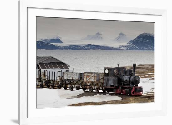 Old Coal Train with Snow-Eleanor-Framed Photographic Print