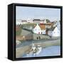 Old Coast Town I-Grace Popp-Framed Stretched Canvas