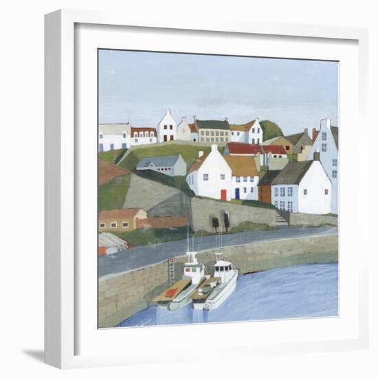 Old Coast Town I-Grace Popp-Framed Art Print