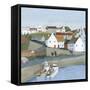 Old Coast Town I-Grace Popp-Framed Stretched Canvas