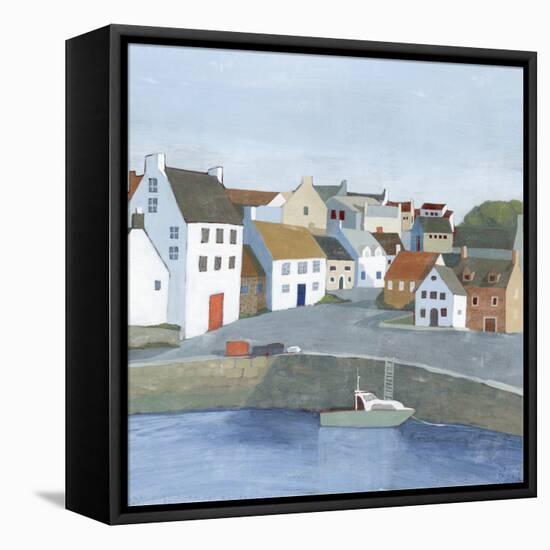 Old Coast Town II-Grace Popp-Framed Stretched Canvas