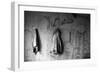 Old Coat Hanging on Wall-Rip Smith-Framed Photographic Print