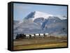 Old Colliery Locomotive, Ny Alesund, Spitsbergen, Norway, Scandinavia-David Lomax-Framed Stretched Canvas