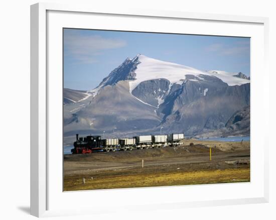 Old Colliery Locomotive, Ny Alesund, Spitsbergen, Norway, Scandinavia-David Lomax-Framed Photographic Print