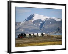 Old Colliery Locomotive, Ny Alesund, Spitsbergen, Norway, Scandinavia-David Lomax-Framed Photographic Print