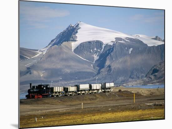 Old Colliery Locomotive, Ny Alesund, Spitsbergen, Norway, Scandinavia-David Lomax-Mounted Photographic Print