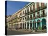 Old Colonial Houses in the Center of Havana, Cuba, West Indies, Caribbean, Central America-null-Stretched Canvas