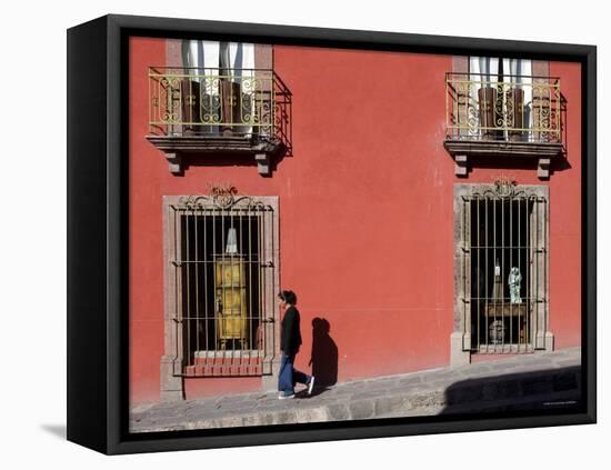 Old Colonial Streets, San Miguel de Allende, Guanajuato State, Mexico-Michele Falzone-Framed Stretched Canvas