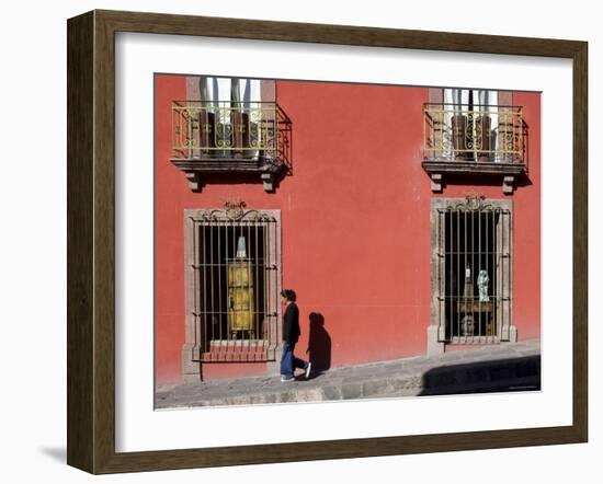 Old Colonial Streets, San Miguel de Allende, Guanajuato State, Mexico-Michele Falzone-Framed Photographic Print