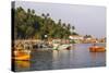 Old Commercial Fishing Boats in Mirissa Harbour, South Coast of Sri Lanka, Asia-Matthew Williams-Ellis-Stretched Canvas