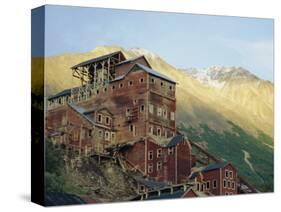 Old Copper Mine Buildings, Preserved National Historic Site, Kennecott, Alaska, USA-Anthony Waltham-Stretched Canvas